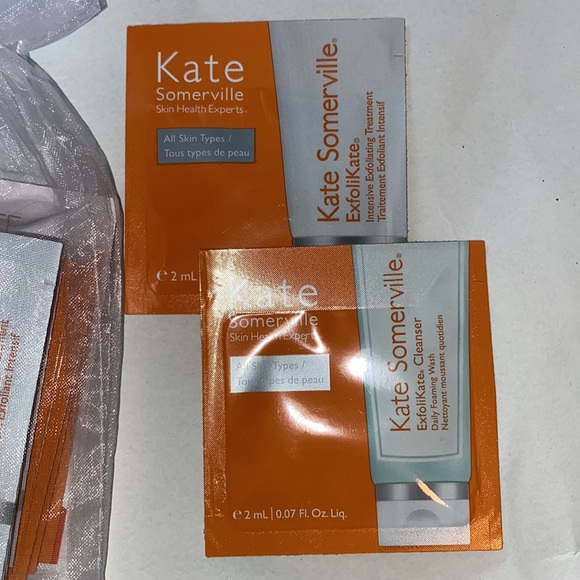 10 SAMPLES! KATE SOMERVILLE 5 DAILY FOAMING CLEANSER & 5 EXFOLIATING TREATMENT! - Picture 2 of 8